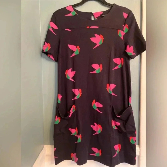 Marc by Marc Jacob’s women’s dress - 100% cotton- navy blue with colorful print - Picture 1 of 7